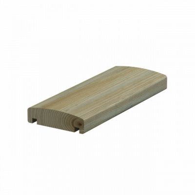 34X120 HANDLEDARE G4-2 IMP 4,2 NTR AR HALVRUND RAW | Beijerbygg Byggmaterial