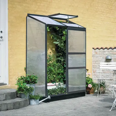 Altan 2 sektioner Poly, antracit