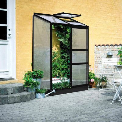 Altan 2 sektioner Poly, svart