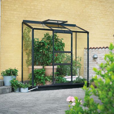 Altan 3 sektioner Glas, antracit