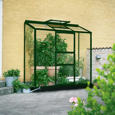 Altan 3 sektioner Glas, grön