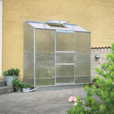 Altan 3 sektioner Poly, aluminium