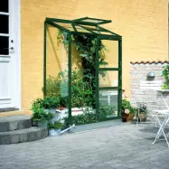 Altan 2 sektioner Glas, grön