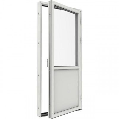 ALTANDÖRR ADKC H VIT ALU LINJERAR FAST 10/21-13 | Beijerbygg Byggmaterial