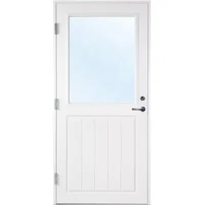 Altandörr i trä - 2-glas - Bröstning: 1000 mm