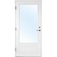 Altandörr i trä - 2-glas - Bröstning: 500 mm