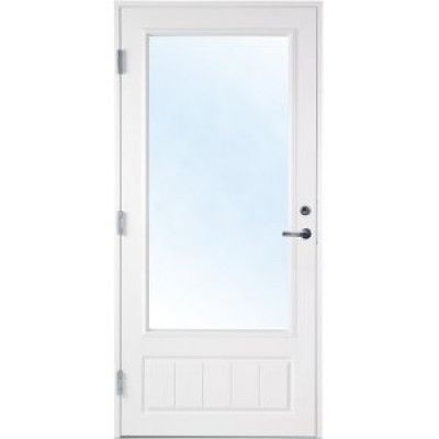 Altandörr i trä - 2-glas - Bröstning: 500 mm