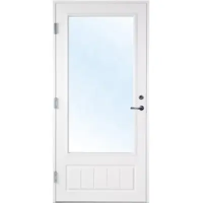 Altandörr i trä - 2-glas - Bröstning: 500 mm