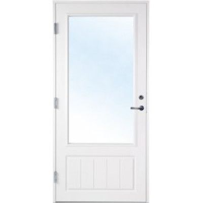 Altandörr i trä - 2-glas - Bröstning: 600 mm