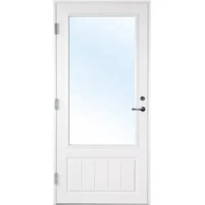 Altandörr i trä - 2-glas - Bröstning: 600 mm