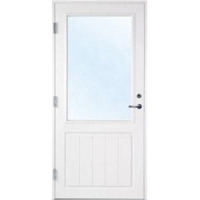 Altandörr i trä - 2-glas - Bröstning: 800 mm