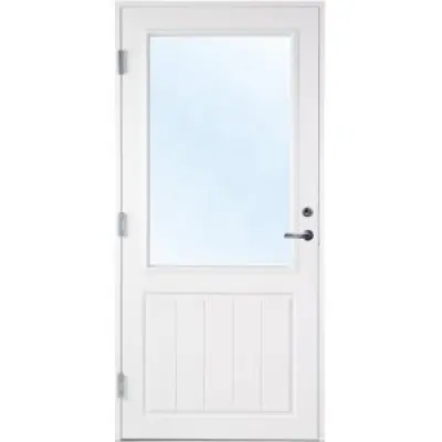 Altandörr i trä - 2-glas - Bröstning: 800 mm