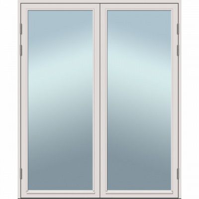 ALTANDÖRR TRÄ 16X22 H RAW VHDE VIT PAR HELGLAS | Beijerbygg Byggmaterial