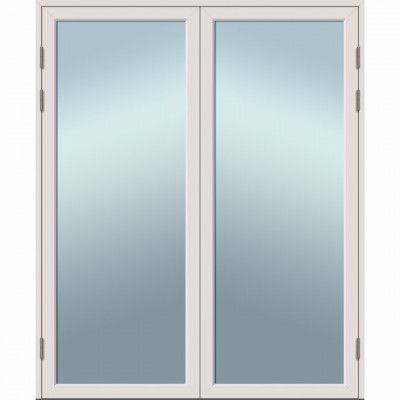 ALTANDÖRR TRÄ/ALU 13X22 V RAW VHDSAL HELGLAS VIT PAR | Beijerbygg Byggmaterial