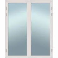 ALTANDÖRR TRÄ/ALU 14X20 H RAW VHDSAL HELGLAS VIT PAR | Beijerbygg Byggmaterial