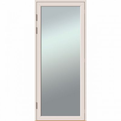 ALTANDÖRR TRÄ/ALU 7X21 V RAW VHDSAL VIT ENKEL HELGLAS | Beijerbygg Byggmaterial