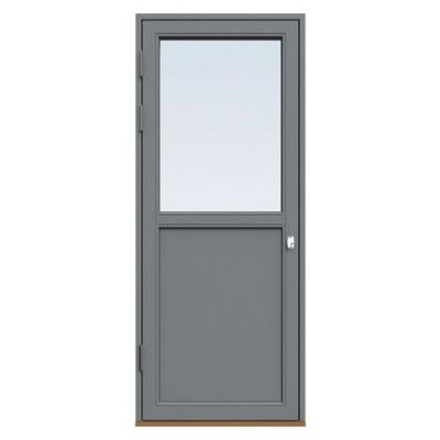 Altandörr Energi Aluminium Fönsterdörr 8, Askgrå, 21/13