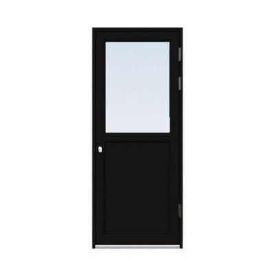 Altandörr Energi Aluminium Fönsterdörr 8, Svart, 21/13
