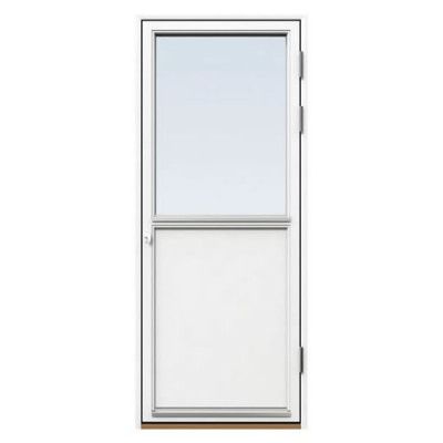 Altandörr Energi Aluminium Fönsterdörr 10, Vit , 21/12