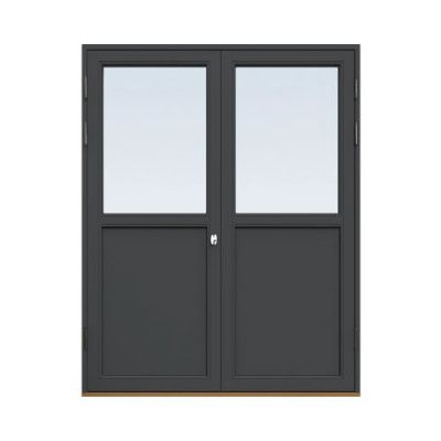 Energi Aluminium Fönsterdörr, Pardörr 14, Antracitgrå, 21/12