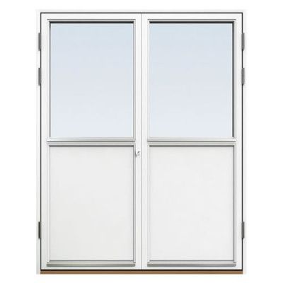 Energi Aluminium Fönsterdörr, Pardörr 12, Vit , 21/12