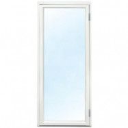 Fönsterdörr - Helglasad 3-glas - Aluminium - U-värde: 1,1 - Klarglas, Högerhängd