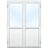 Parfönsterdörr - 3-glas - Trä - U-värde: 1,1 - Outlet - Altandörrar, Ytterdörrar, Dörrar &amp; portar