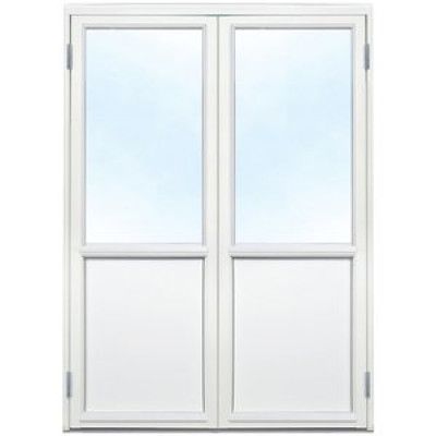 Parfönsterdörr - 3-glas - Trä - U-värde: 1,1 - Outlet - Altandörrar, Ytterdörrar, Dörrar & portar