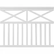 ALTANRÄCKE KRYSS VITMÅLAT 120X90CM