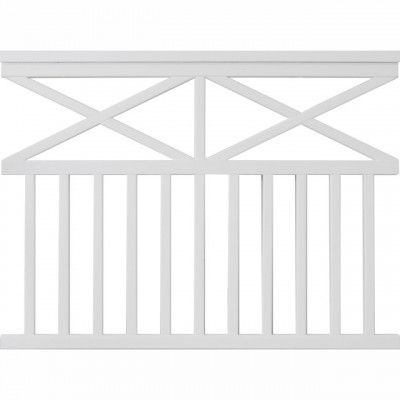 ALTANRÄCKE KRYSS VITMÅLAT 120X90CM