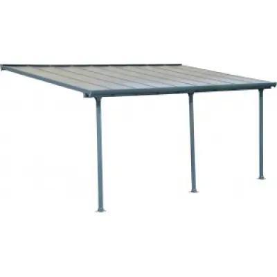 Altantak Feria - 3x5.46 m - Grå / Klar