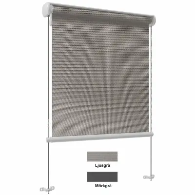 Balkongmarkis med motor 4x2,5m | Trådlös fjärrkontroll | Mörkgrå