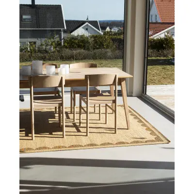 Bella natur/multi - flatvävd matta