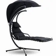 Hängstol med solskydd | Lyfco Trinidad - Svart