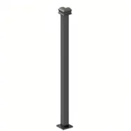 Hörnstolpe 135° | 50x1070 mm | Slät design | Linius