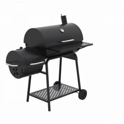 Kombinerad kolgrill&rök med skorsten och sidotunna | 2026 Memphis