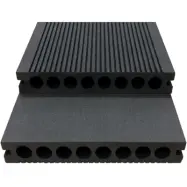 Komposittrall 15x280cm | Underhållsfri för balkong& altan | Mörkgrå