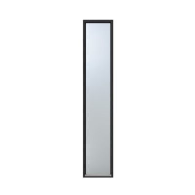Sidoljus Stabil Läckö 4x20, Grafitsvart, Frostat Glas