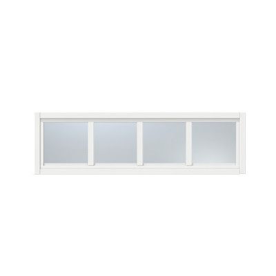 Överljus Med Spröjs Näs 12x5, Vit, Frostat Glas