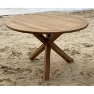 Saltö Matbord Ø120 cm i Massiv Teak | Runt Matbord
