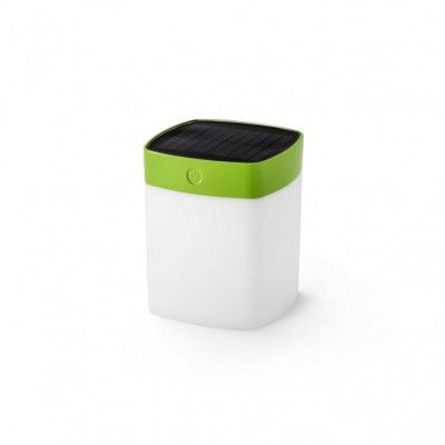 solcell 1W dimbar Konstsmide Assisi kvadrat LED Grön