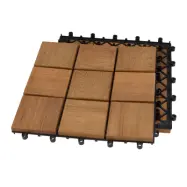 Trall Strand Stainless Teak Deltaplattan 30x30 Typ H