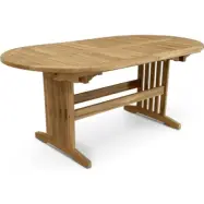 Utdragbart teakbord 150210 cm för utomhusbruk med butterfly-funktion | Värmdö