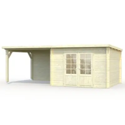 Attefallshus Ella 8,7+8,2 m² - Inget golv