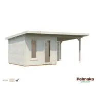 Attefallshus Grace 8,1+8,1 m²