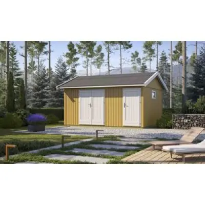 Attefallshus Helmer E - 15,4 m²