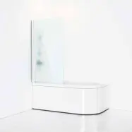 Badkarsvägg Svedbergs Skoga Rak