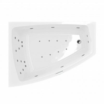 Massagesystem 2 Nordhem till Badkar Kungshamn + Led-belysning + Underhållsvärmare