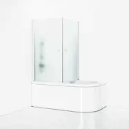 Badkarsvägg Svedbergs Skoga Rak Hörn