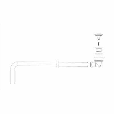 Utloppssats Svedbergs Classic badkar